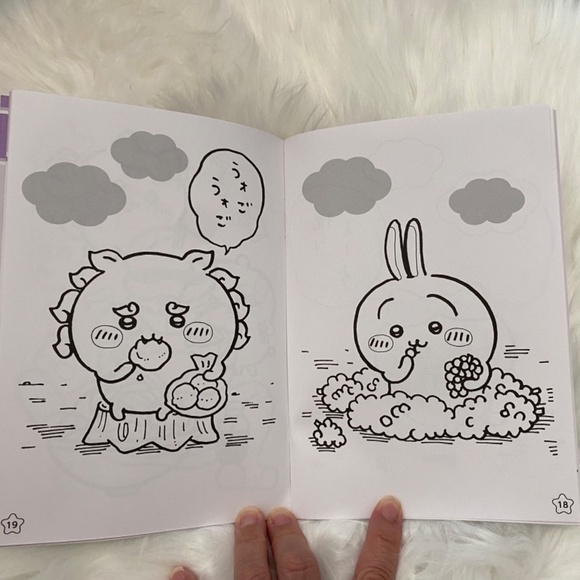 Cute Coloring Book From Japan. Multicolors. Animal Print - Picture 5 of 5